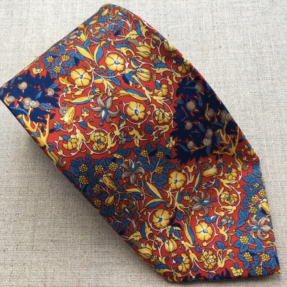 Liberty of London Multicolour Floral Silk Tie